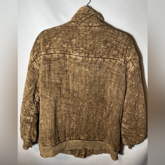 Free People Luna Cozy Bomber Jacket Oversized Zip Front Drawstring Detail XS - Picture 16 of 16